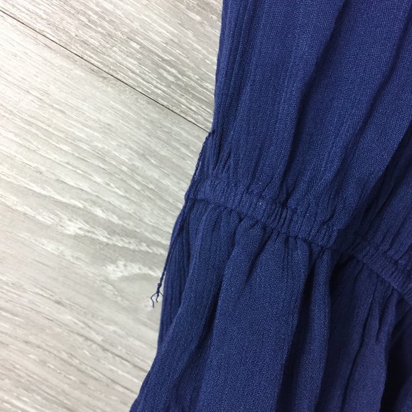 BB Dakota Navy Blue V Neck Mini Dress - Picture 6 of 6